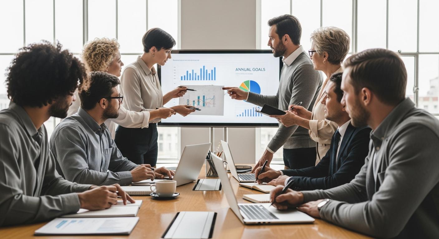 Establecer objetivos claros para la implementación anual