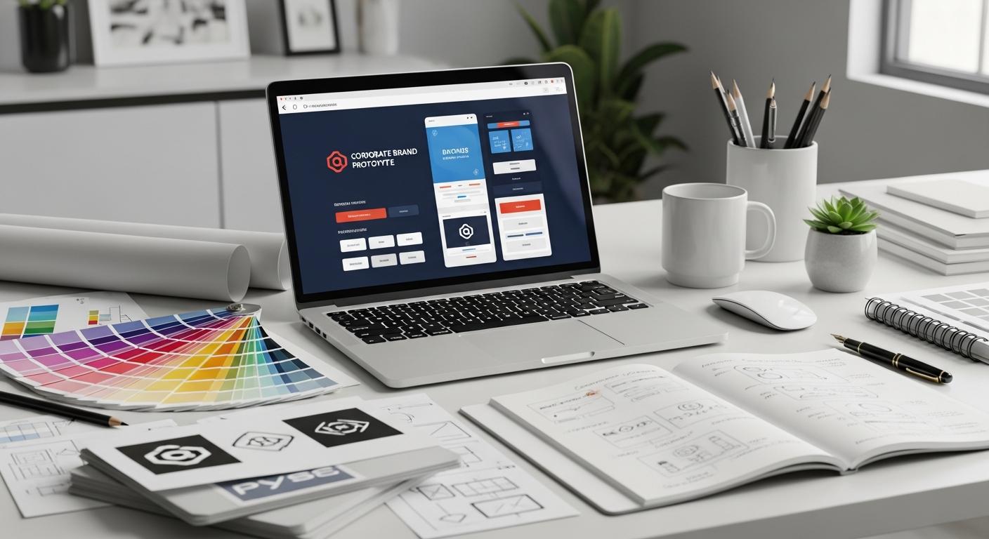 Desarrollar prototipos ⁤basados en la identidad corporativa